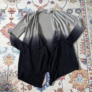 Barefoot Dreams Ombre Calypso Draped Cardigan Women’s Size S/M Chenille